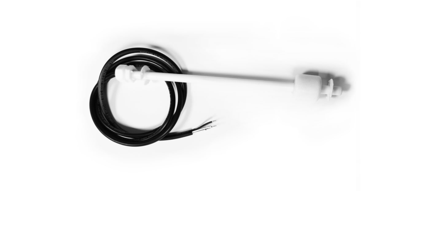 RS PRO Cable Mount Polypropylene Float Switch, Float, 350mm Cable, NO | RS