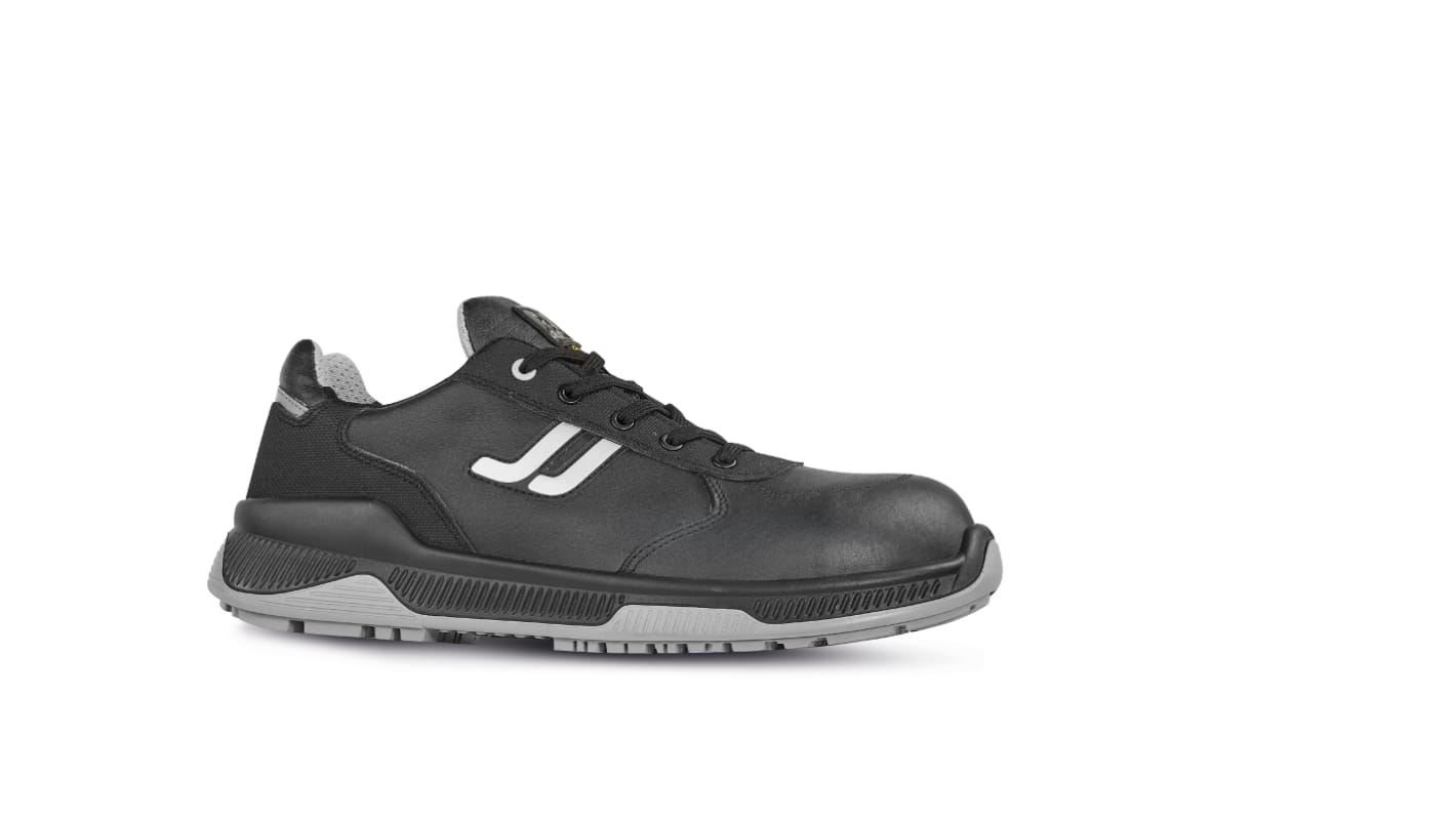 Jallatte Unisex Sicherheitshalbschuhe Schwarz, Grau, mit Zehen-Schutzkappe EN 20345 S3, Größe 39 / UK 6, ESD-sicher