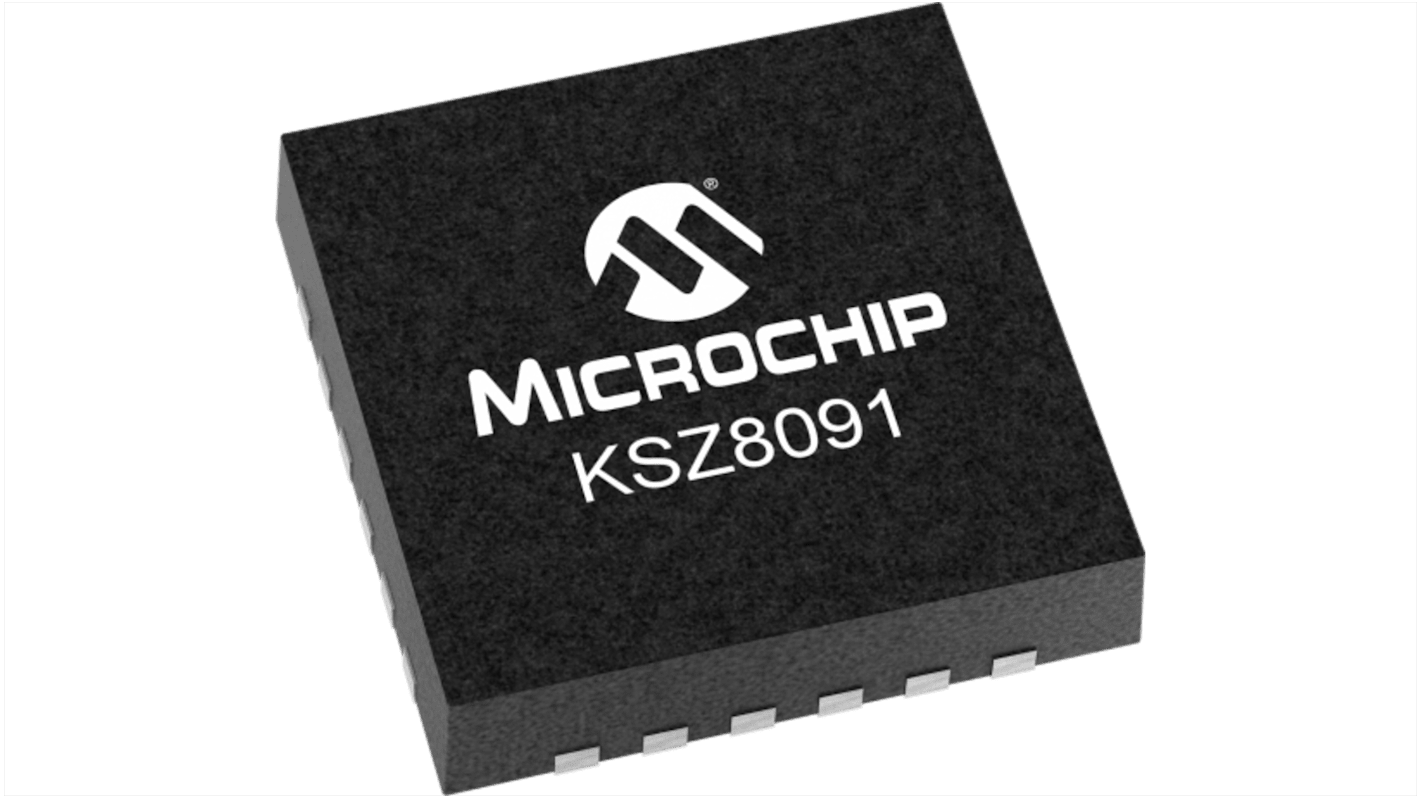 Microchip Ethernet-Transceiver IEEE 802.3, , 1-Kanal 100Mbit/s (3,3 V ) 24-Pin, QFN