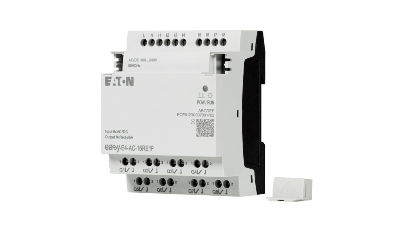 Eaton EasyE4 Series Control Relay, 264 V Supply, Relay Output, 8-Input, Digital Input