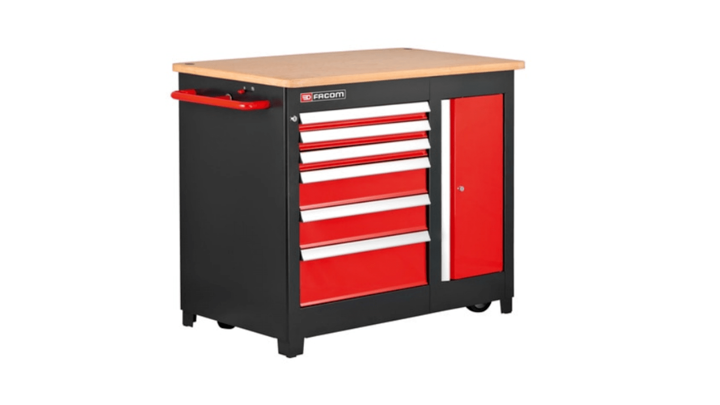 Facom Portable Workbench, 500kg Max Load, 1002mm x 1194mm