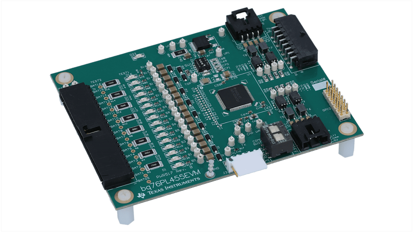 Módulo de evaluación Monitorización de batería Texas Instruments BQ76PL455A-Q1 16-Cell Battery Monitor With Passive