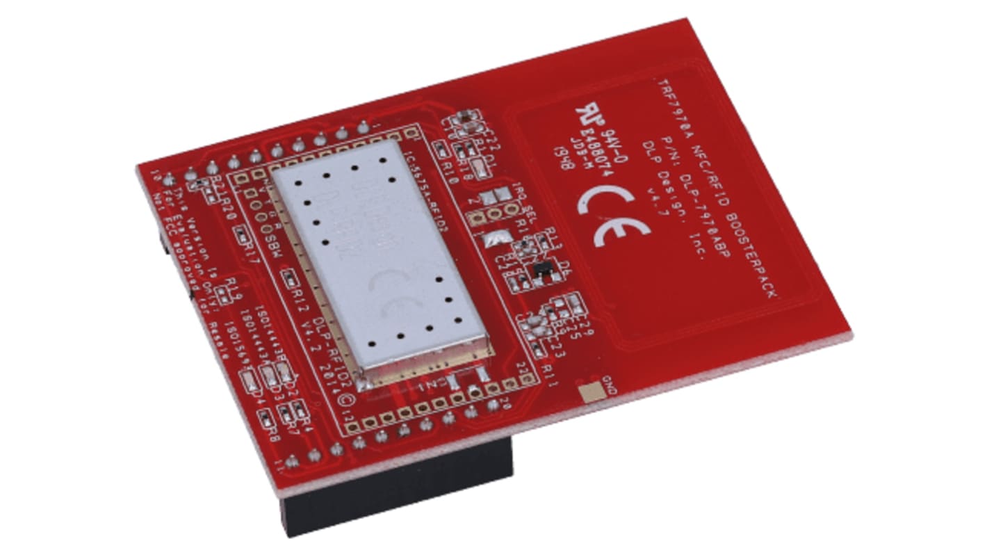 Zestaw uruchomieniowy Odbiornik RF Podkładki starowe MCU TI Technologia zbliżeniowa (NFC) Texas Instruments Moduł