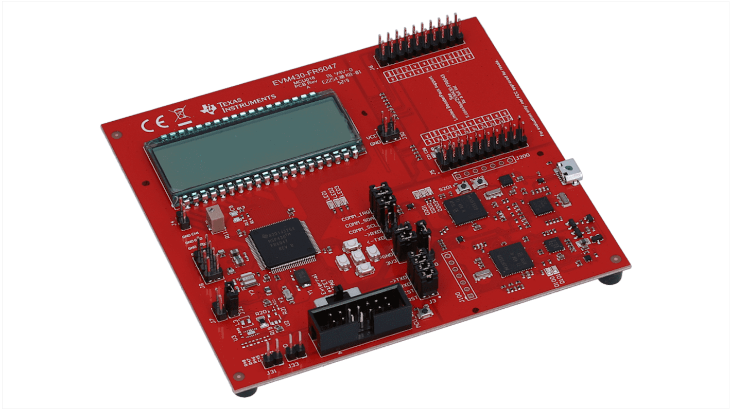 Módulo de evaluación Convertidor de flujo ultrasónico Texas Instruments MSP430FR6047 Ultrasonic Sensing Evaluation