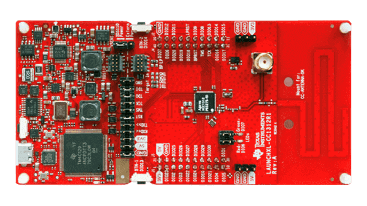 Zestaw rozwojowy mikrosterownika bezprzewodowego ARM Cortex M4F Texas Instruments CC1312R Wireless Microcontroller