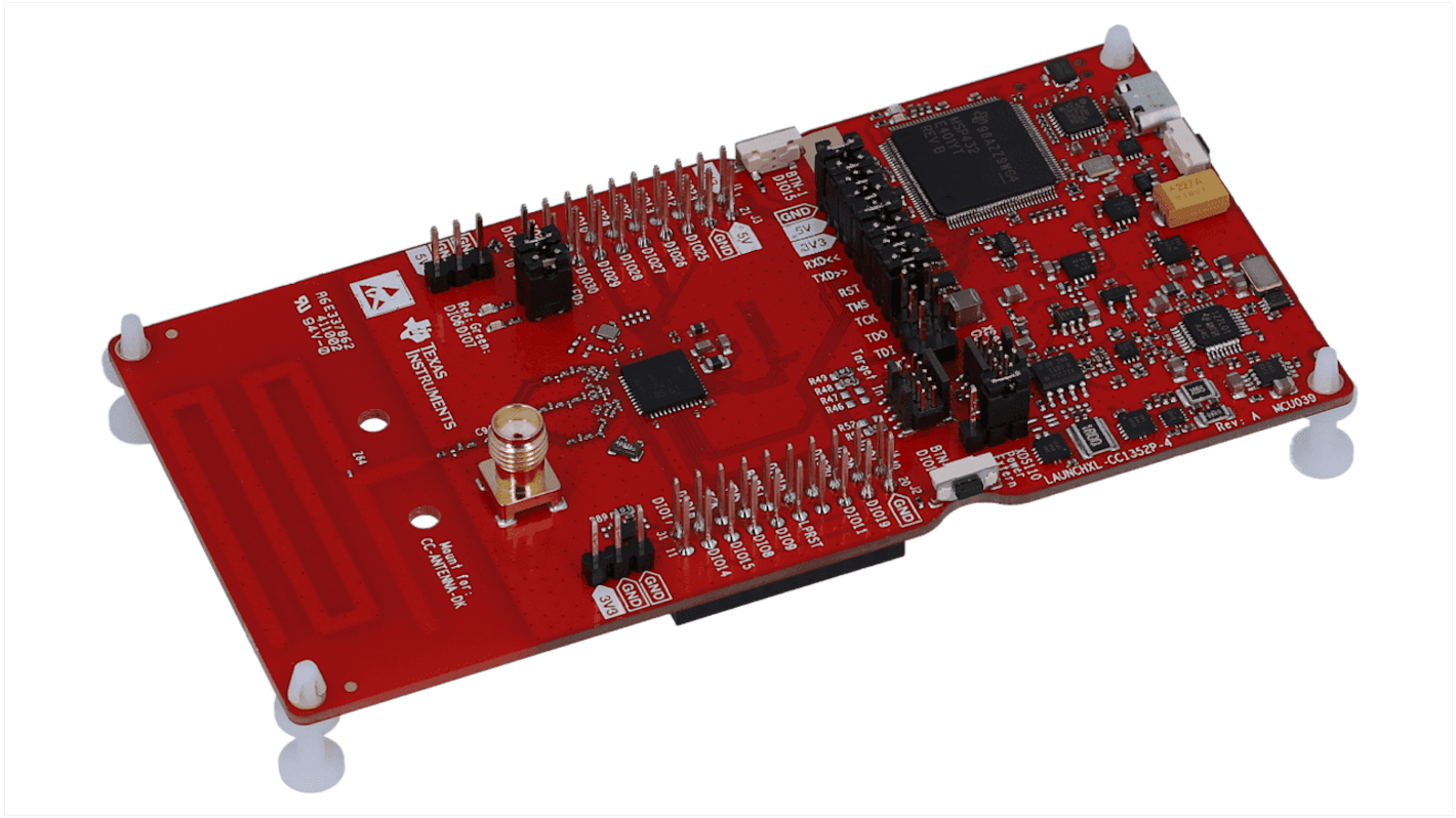 Kit de desarrollo SimpleLink Multi Band CC1352P Wireless MCU LaunchPad Development Kit de Texas Instruments, con núcleo