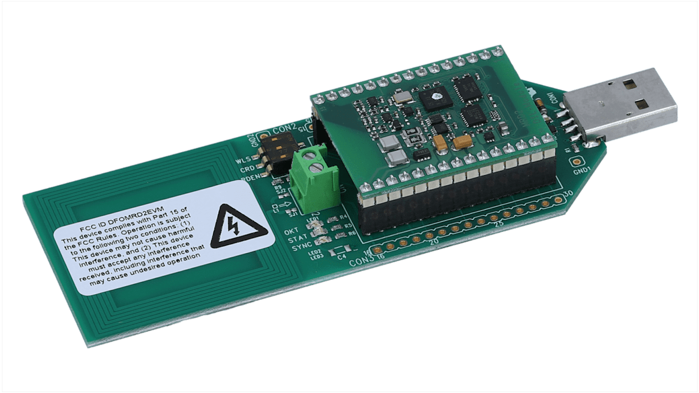 Zestaw uruchomieniowy Bezprzewodowa MCU Transponder Advanced, półpodwójny (HDX), TI Low Frequency (LF) RFID Texas