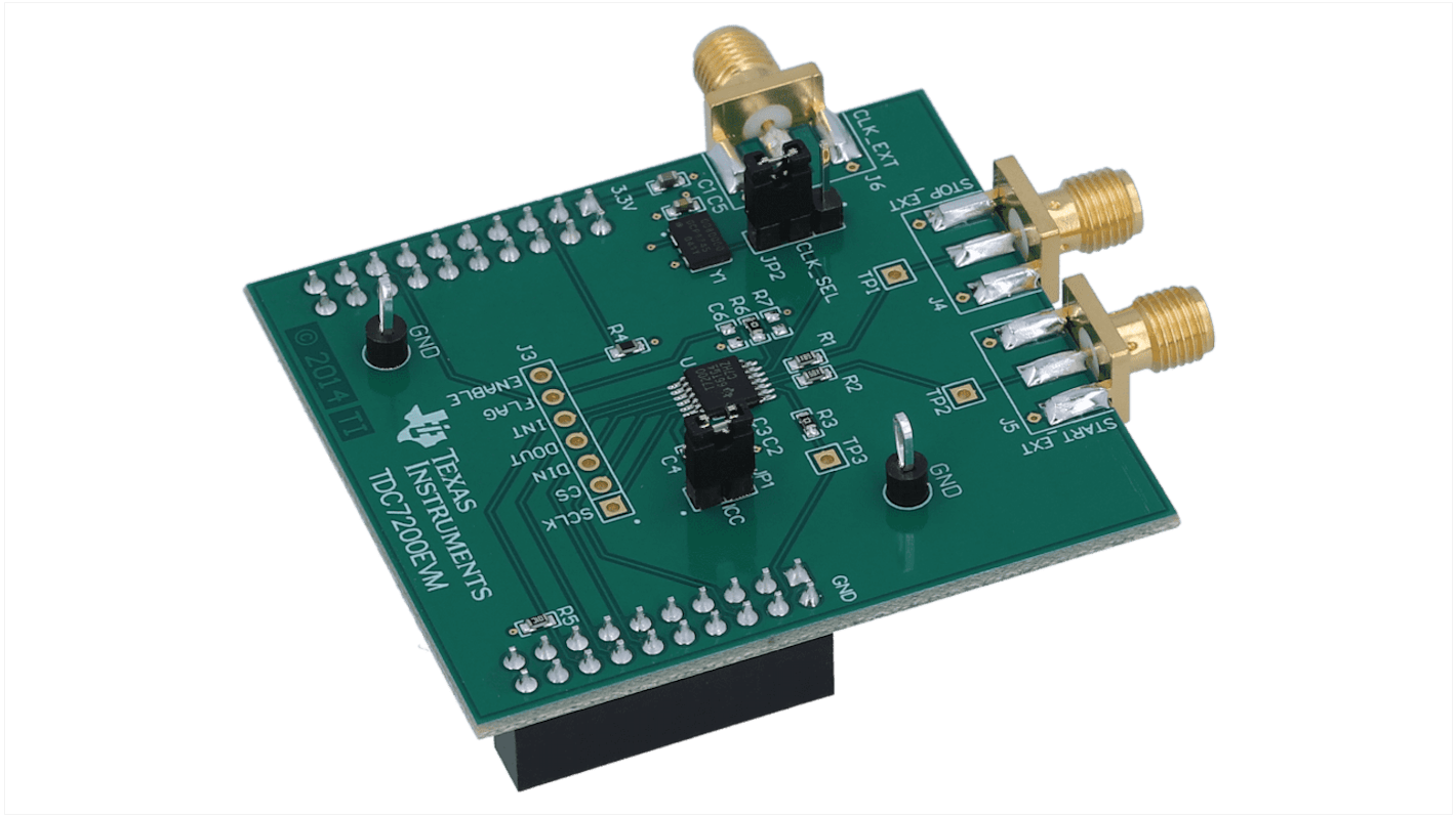 Strumento di sviluppo analogico Texas Instruments TDC7200 Evaluation Module, Convertitore tempo-digitale per Kit di