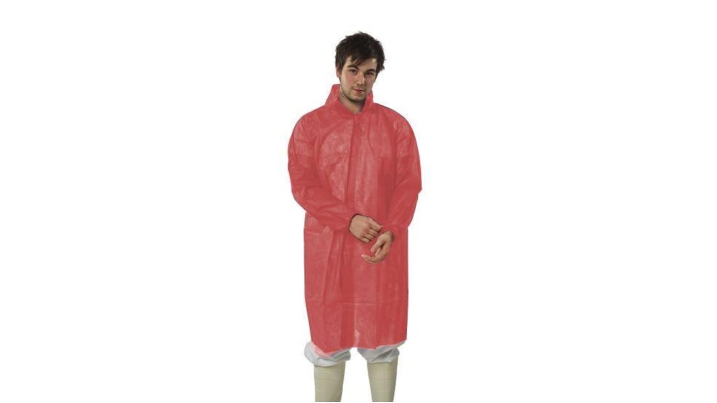 RS PRO Red Unisex Visitor Coat, XXL