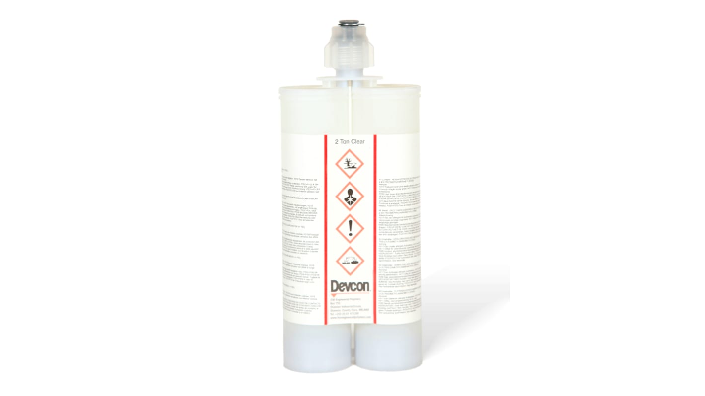 Adesivo epossidico ITW Devcon 2 Ton, Doppia cartuccia da 200 ml