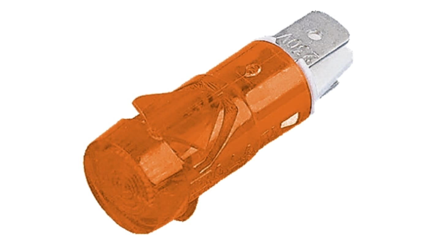 C287000NAG | Arcolectric (Bulgin) Ltd Orange Neon Panel Mount Indicator