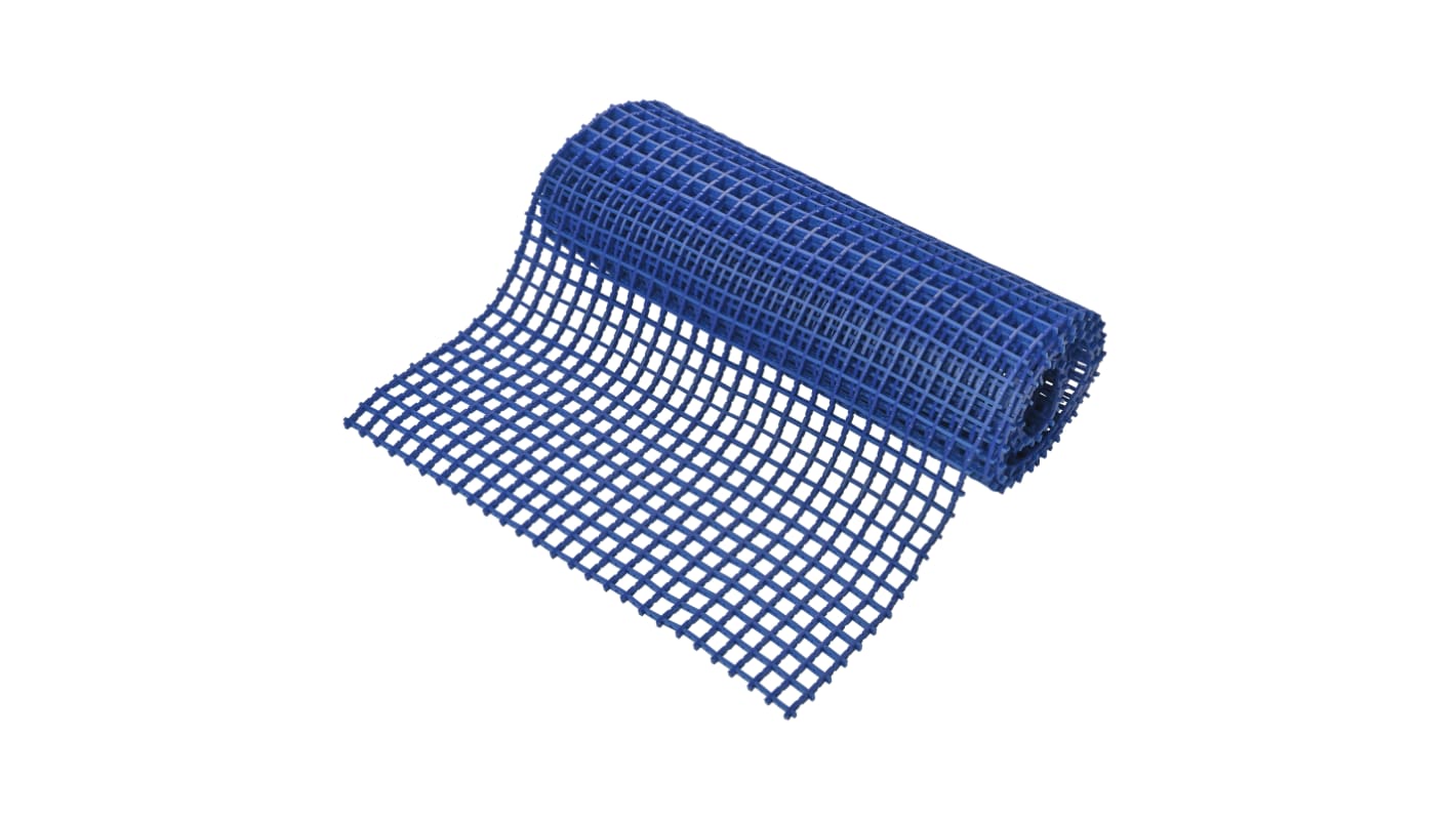 Tappetino Coba Europe in PVC, 0.6m x 5m x 12mm, col. Blu