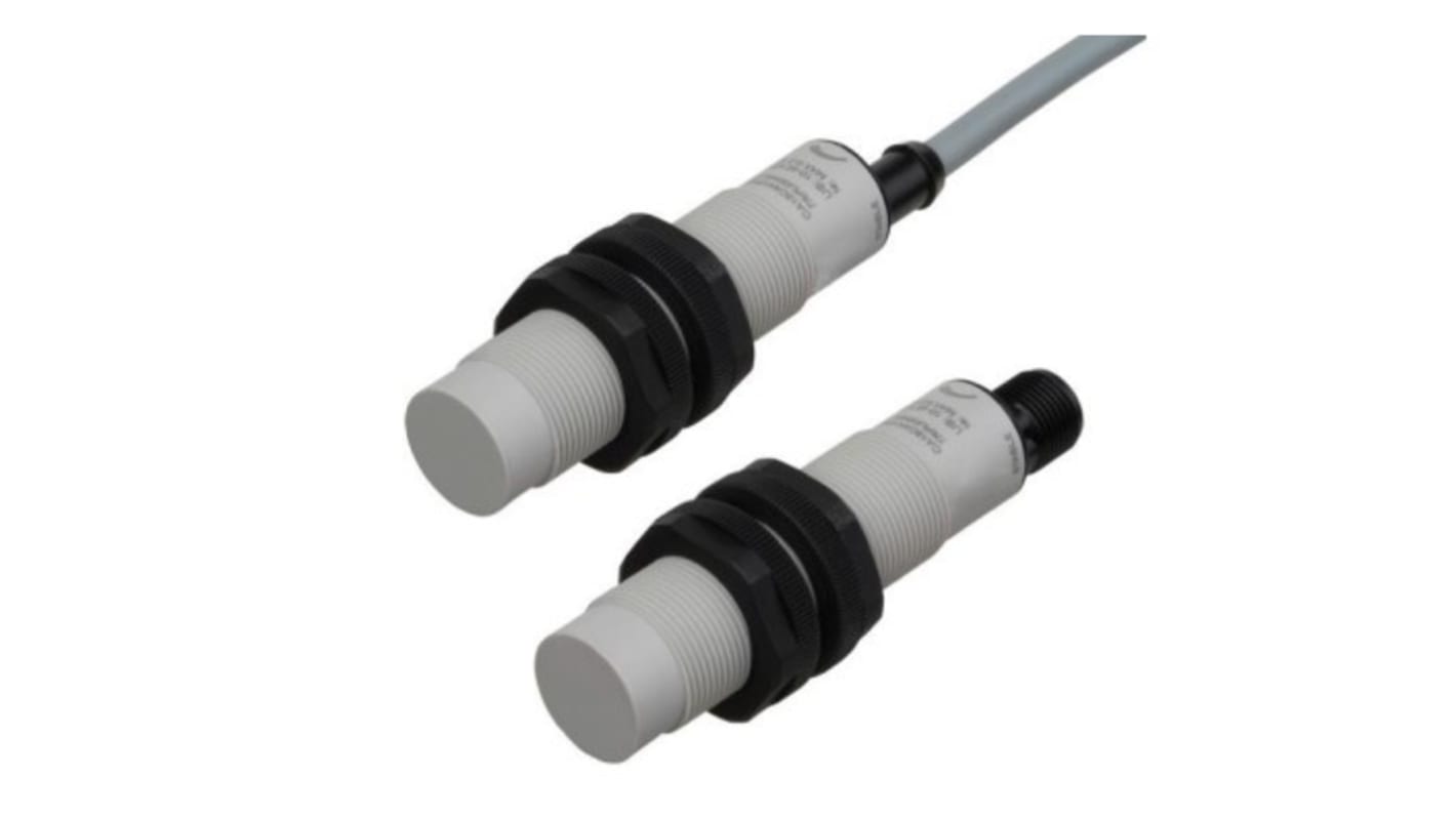 RS PRO Capacitive Barrel-Style Proximity Sensor, M18 x 1, 8 mm Detection, NO/NC, NPN & PNP Output, IP69K