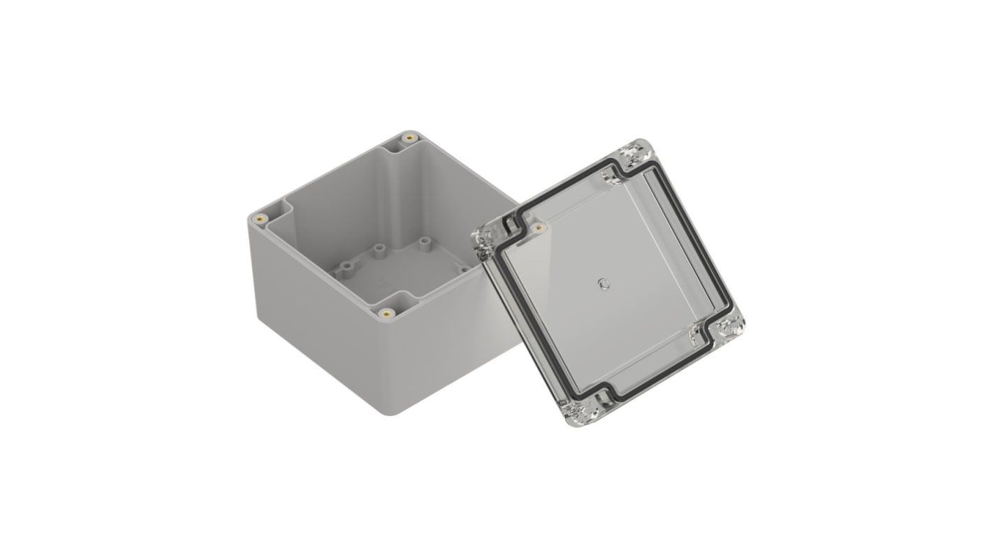 RS PRO Polycarbonate Enclosure, 74.7 x 105 x 105mm