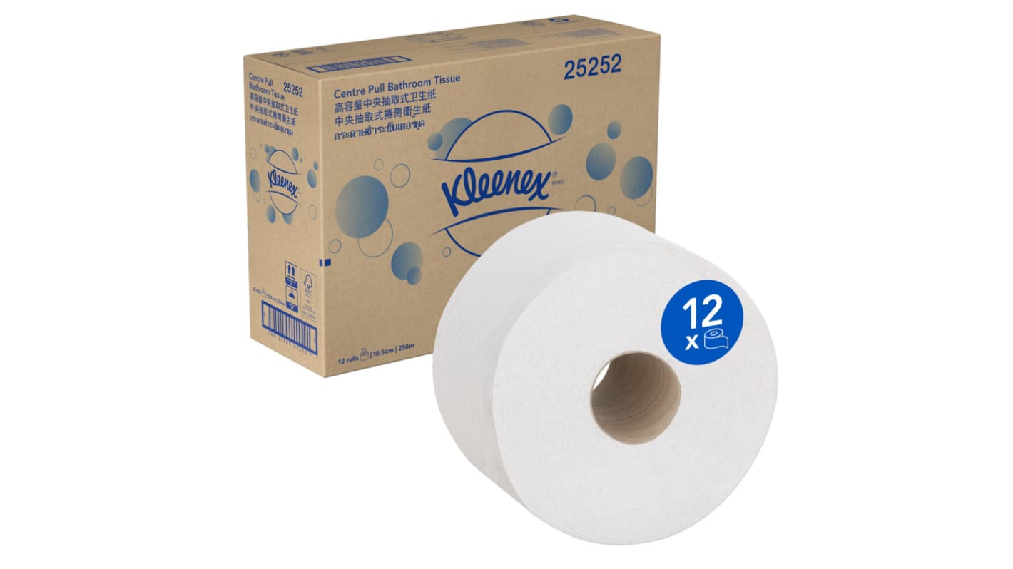 KLEENEX 1 rolls of 1 Sheets Paper Towel, 2 ply