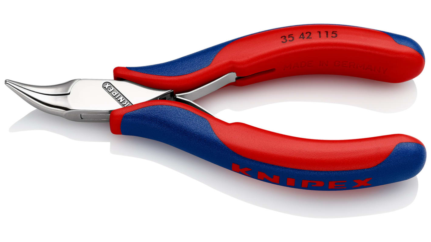 Knipex Hosszú csőrű fogó 115 mm, Golyóscsapágy, krómacél, befogó hossz: 22.5mm Nem