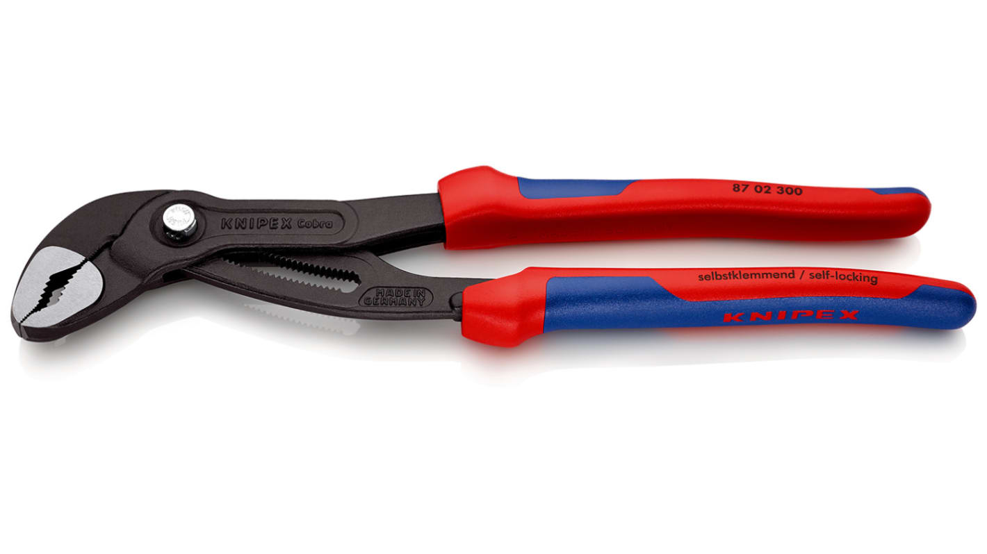 Knipex Cobra® Wasserpumpenzange / Backen 60mm, gebogen 300 mm