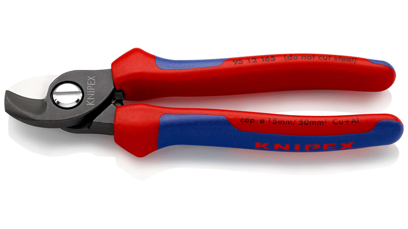 Knipex 95 12 Kabelschneider 165 mm, Schneidleistung 15mm