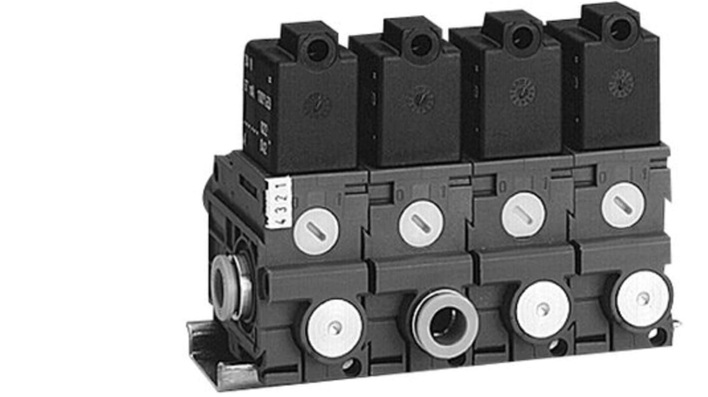 Elettrovalvole per pneumatica EMERSON – AVENTICS, funzione 3/2, azionamento Solenoide/Molla, 24V cc