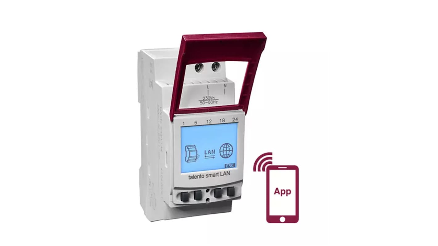 Interrupteur horaire pour rail DIN Analogique, 230 V c.a.