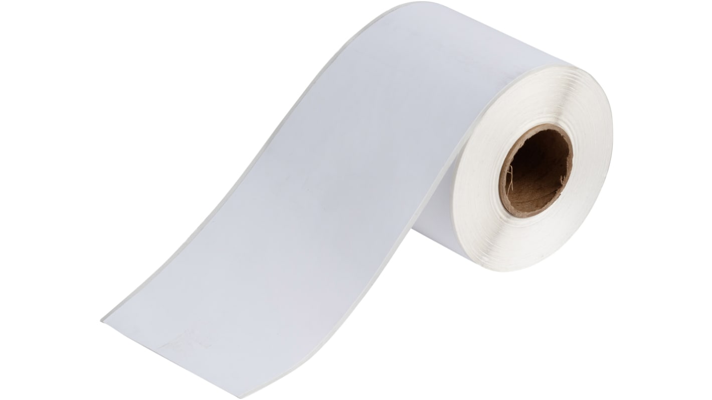 Brady B-2595 Inkjet Receptive Vinyl White Label Roll