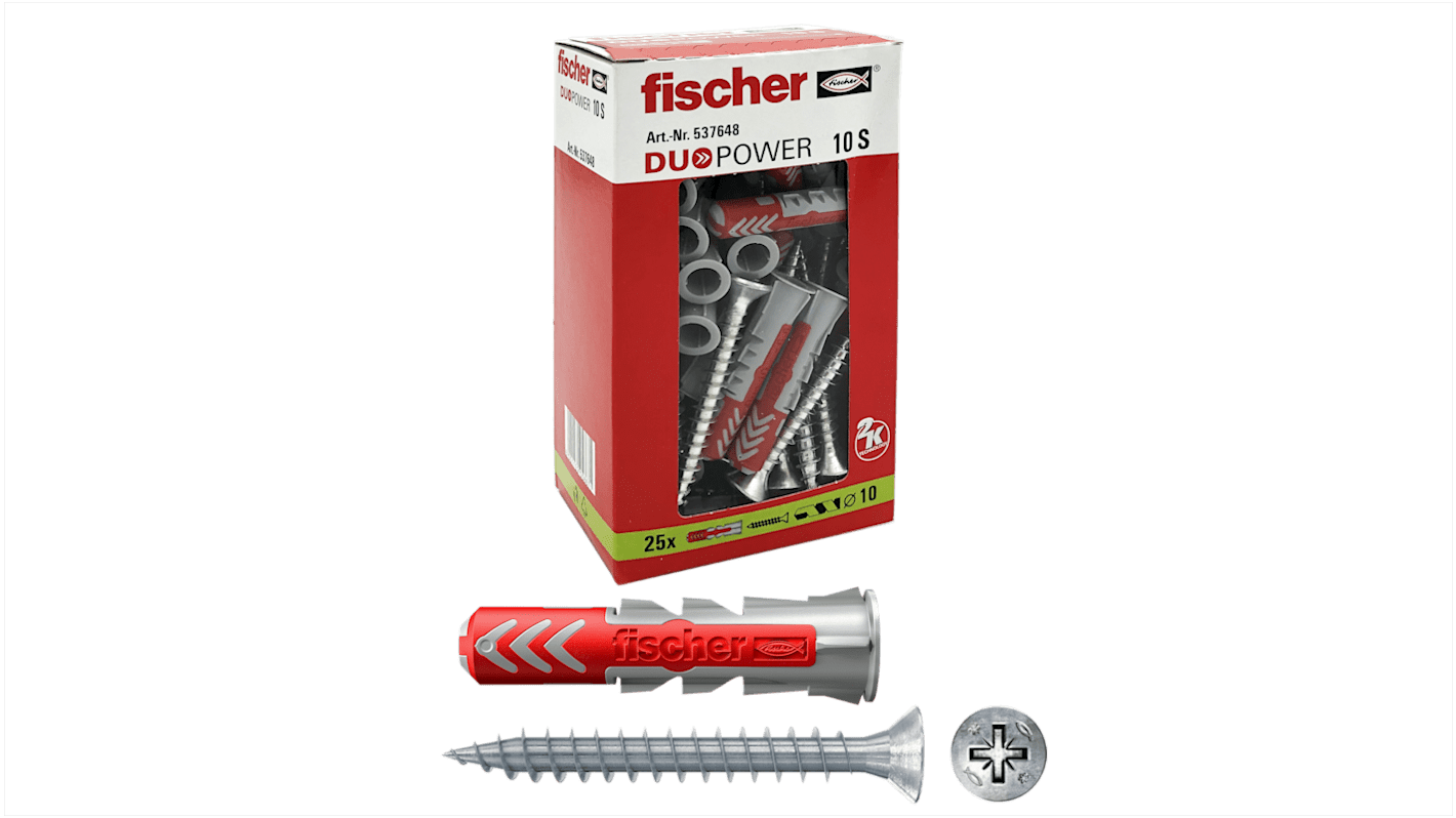 Tassello Fischer Fixings, Ø fissaggio 10mm, L. 50mm