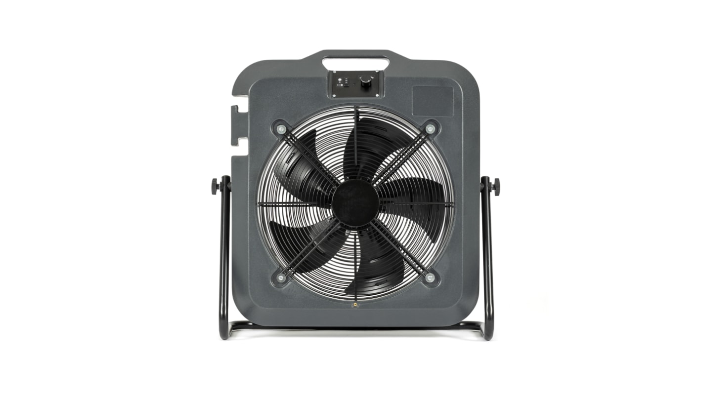 Ventilateur de sol, Débit d'air 6500m³/h, 110 V BS4343/IEC60309, Variable vitesse(s)