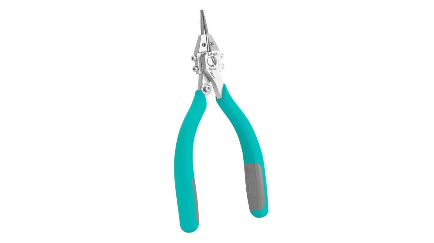 Erem Long Nose Pliers, 130 mm Overall, Straight Tip, 24mm Jaw, ESD