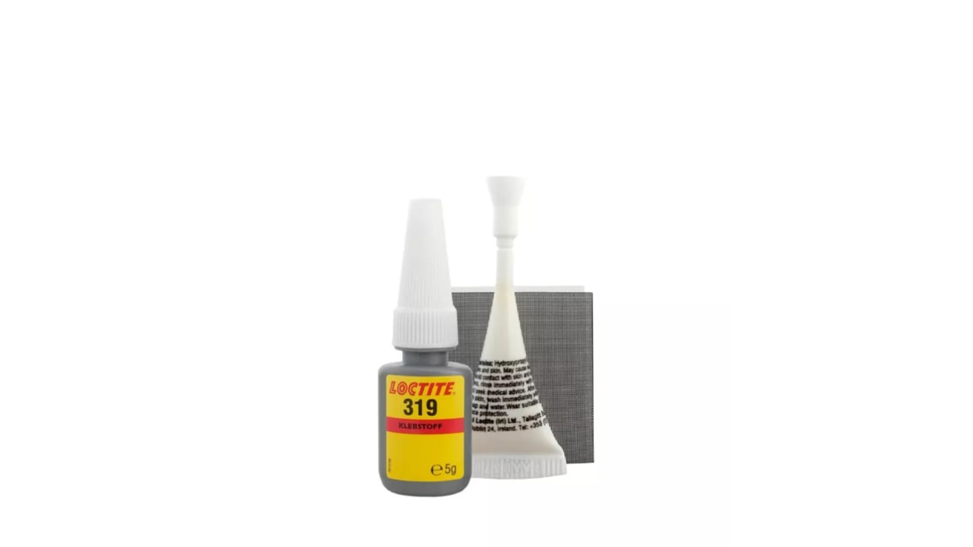 Adhesivo acrílico Loctite 319, Bolsa de 0,5 ml, curado en 24 h