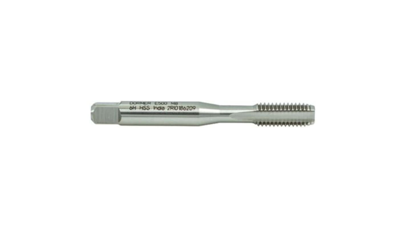 Dormer Threading Tap, M8 Thread, 1.25mm Pitch, Metric Standard, Machine Tap