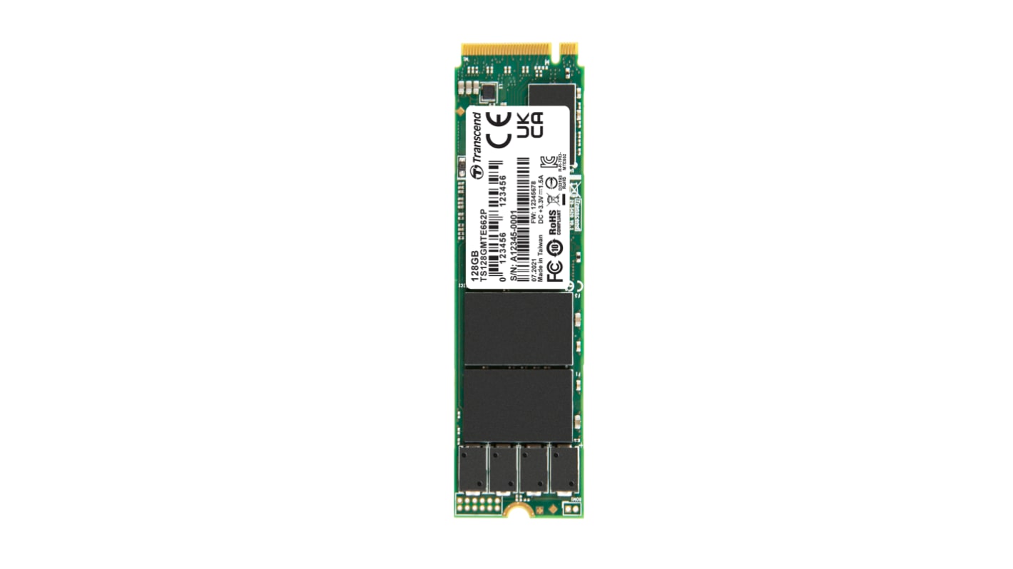 Transcend ソリッドステートドライブ SSD 内蔵 128GB NVMe PCIe Gen 3 x 4