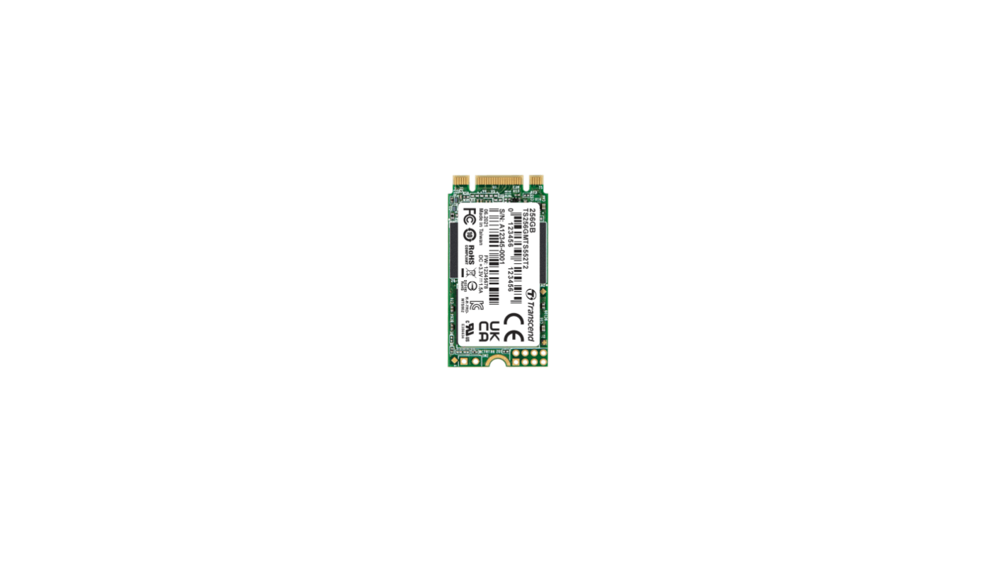 Disco duro SDD interno M.2 Transcend de 256 GB, SATA III, TLC