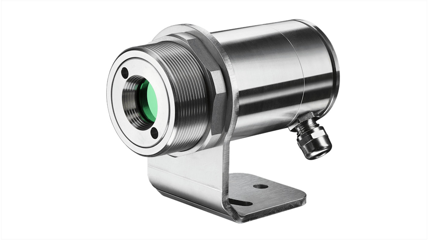 Optris Infrarød temperatursensor, Type: Topunkts laser 1.2 mm Rustfrit stål, Kabellængde: 3m 63, -30°C til +1000°C USB