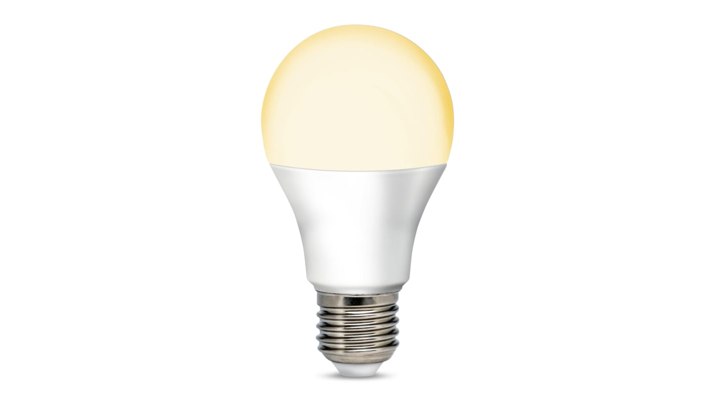 HPM A60 E27 LED GLS Bulb 8 W(72W), 3000K, White