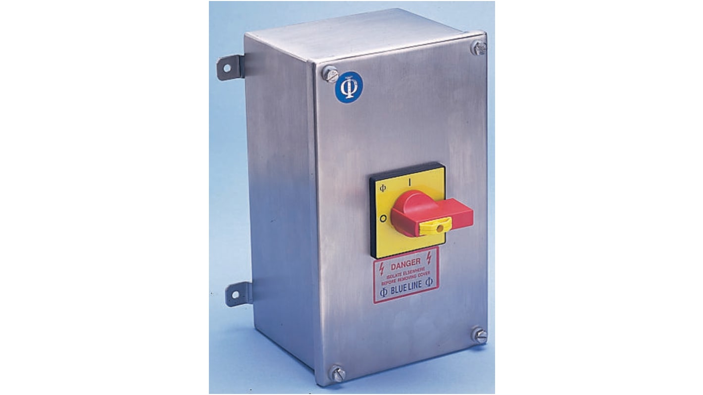 Kraus & Naimer 3P Pole Isolator Switch - 32A Maximum Current, 11kW Power Rating, IP65