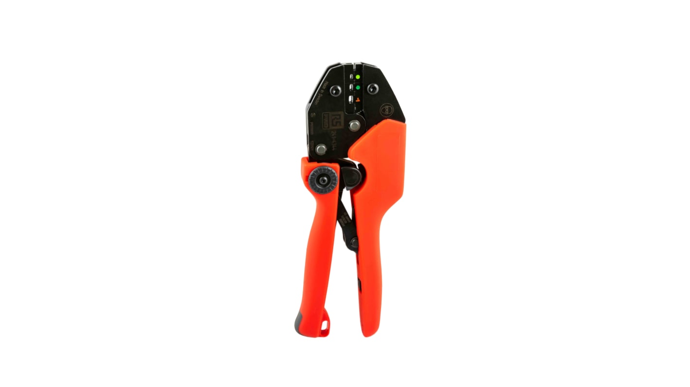 RS PRO Hand Ratcheting Crimp Tool for Insulated Spade Connectors, 0,1 →