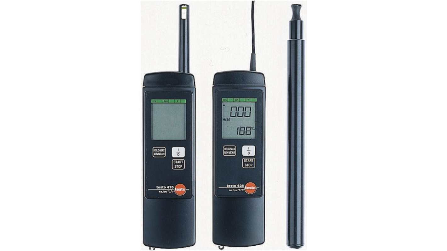 Testo 415 hot wire anemometer with probe