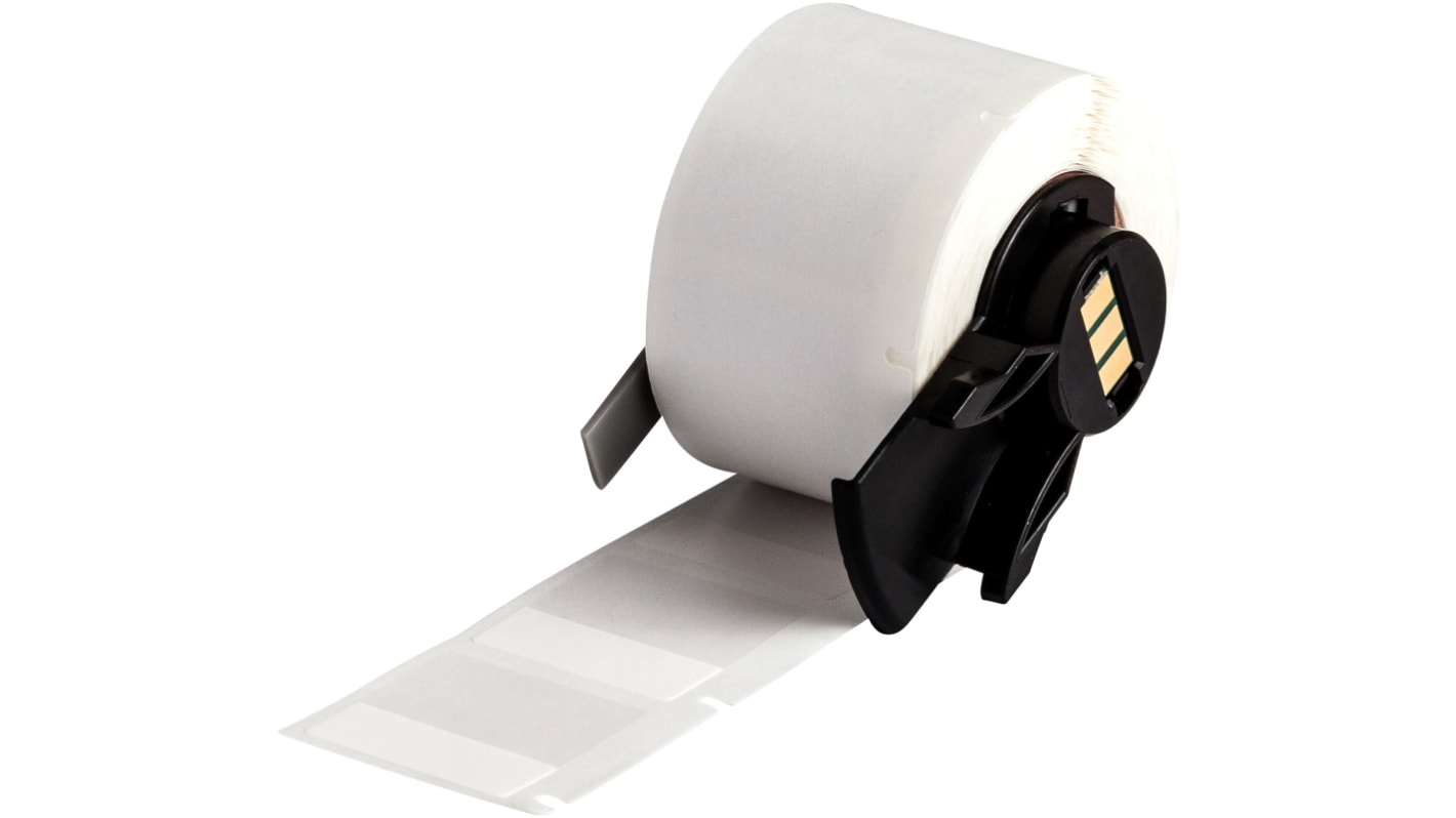 Etiqueta Brady sobre fondo Transparente/blanco, para usar con BMP61 Label Printer, BradyPrinter M611 Mobile Label