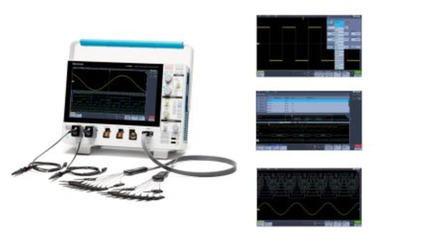 Oscilloscopio a dominio misto Da banco Tektronix MDO34 3-BW-1000 + 3-AFG +3-BND + 3-MSO A PIENO CARICO, 4 ch.