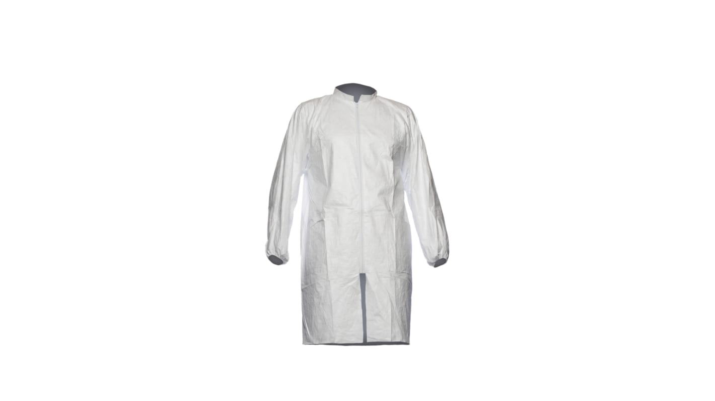 DuPont Weißer Laborkittel XL, Unisex, Antistatisch, Weiß