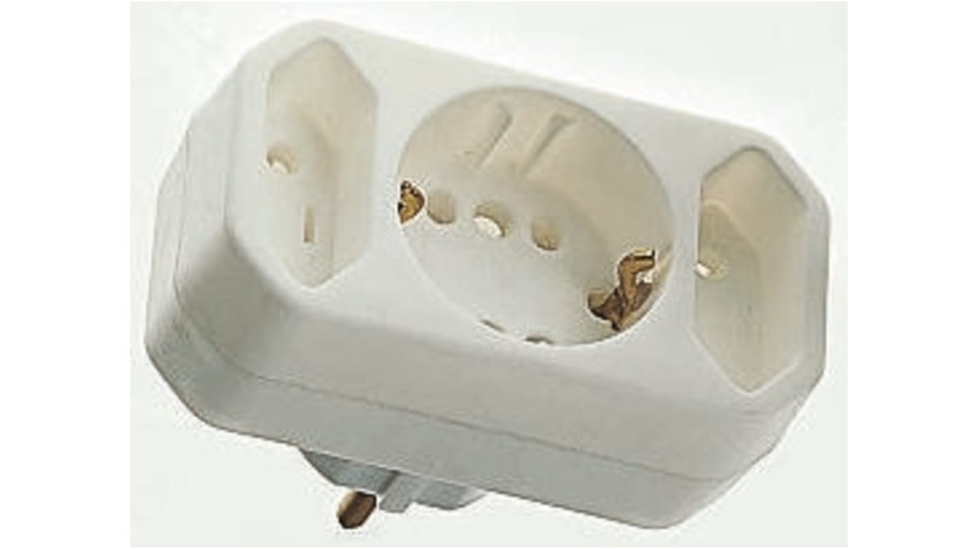 Kopp Steckdosenadapter Adapter, Europa - Europa, Euro Stecker