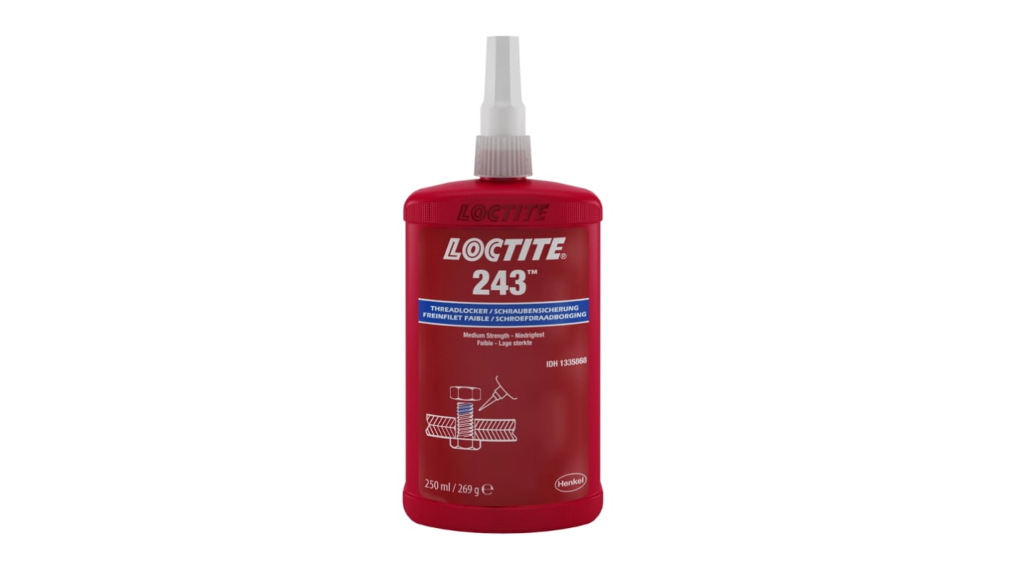 LOCTITE 243 BO 250ML EGFD | Loctite Loctite 243 Blue Threadlocking ...