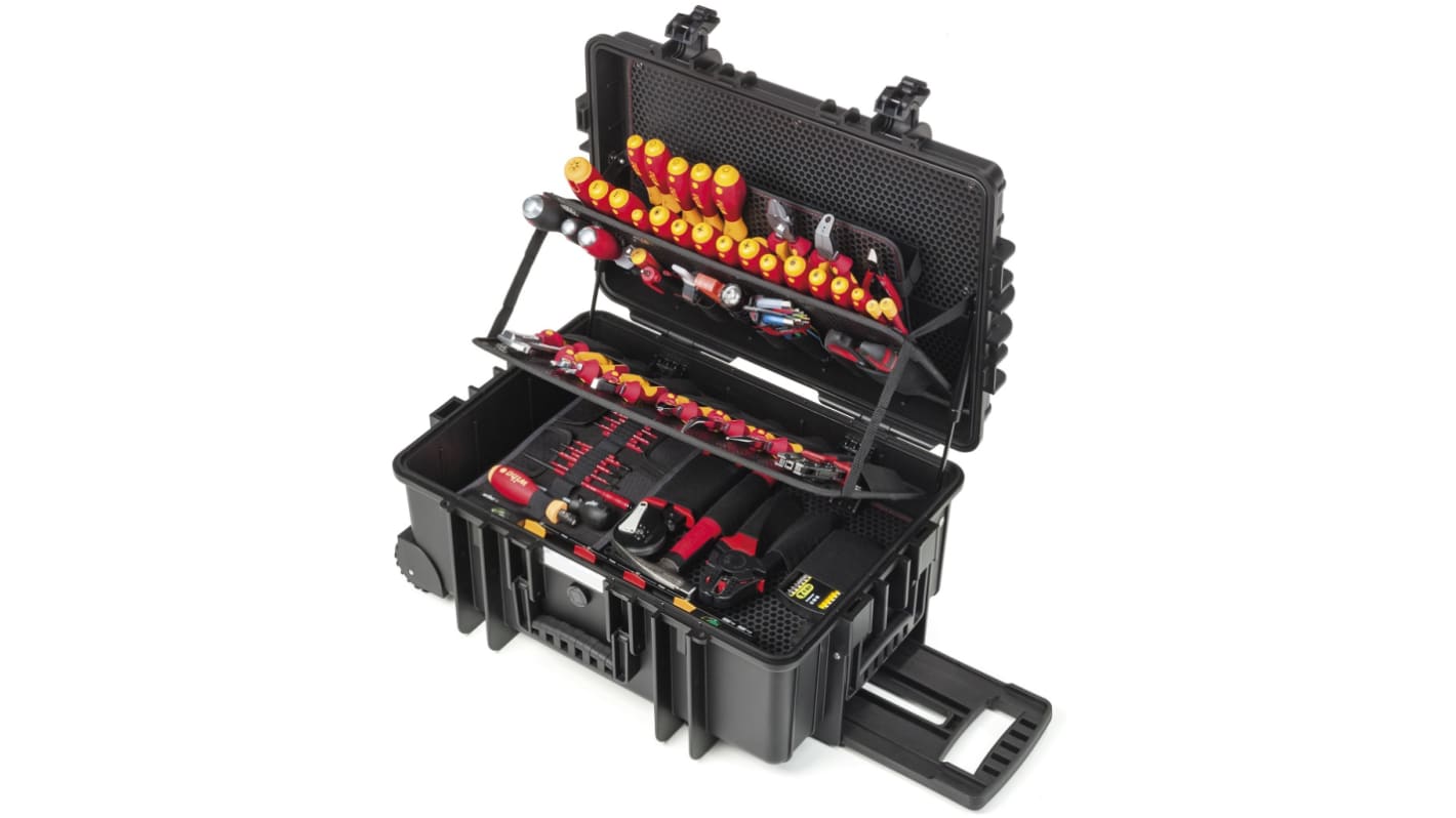 Wiha 116 Piece Electricians Tool Kit with Case, VDE Approved