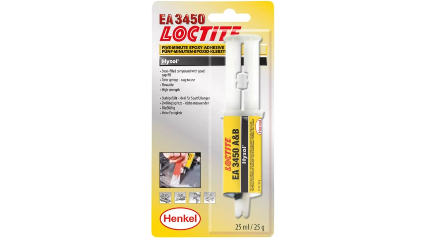 Loctite EA 3450 Epoxidharz  2K Epoxidkleber Metallicgrau 25ml