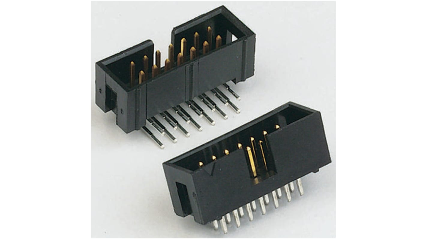 TE Connectivity 5-1634688 Series Straight Through Hole PCB Header, 50 Contact(s), 2.54mm Pitch, 2 Row(s)