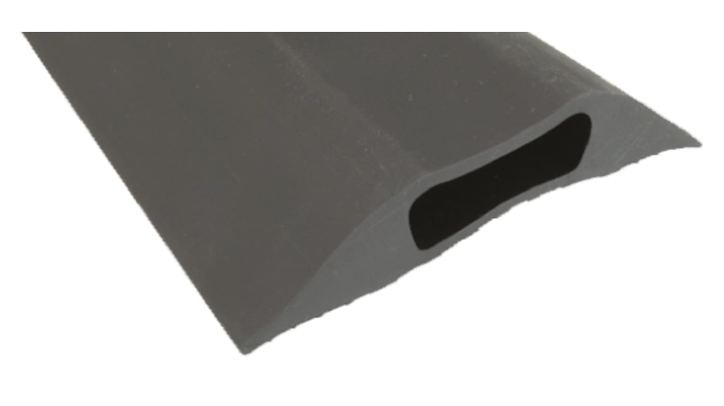 Vulcascot 3m Grey Cable Cover, 30 x 10mm Inside dia.