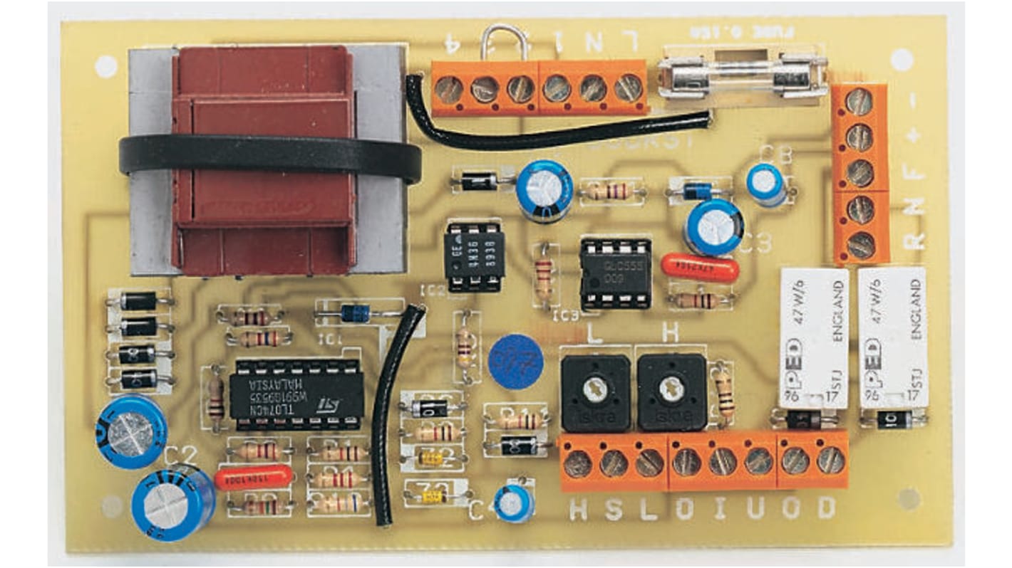 Gleichstrommotorsteuerung, Potenziometer-Regelung, 100 → 120 V ac, 200 → 250 V ac / 20 mA