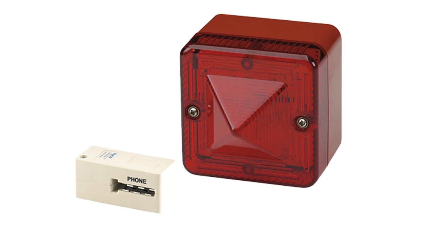 AE & T Amber Flashing Telephone Initiated Beacon, 230 V ac, Base Mount, Xenon Bulb, IP66