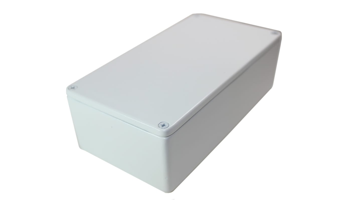 CAMDENBOSS 5000 Series White Die Cast Aluminium Enclosure, IP54, White Lid, 152 x 82 x 50mm