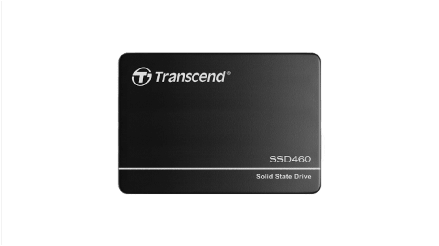 Disco duro SSD interno 2,5 pulg. Transcend de 128 GB, para aplicaciones industriales